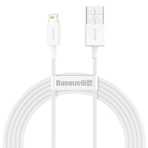 Baseus Superior kabel USB - Lightning 2,4A 2 m Biały (CALYS-C02)
