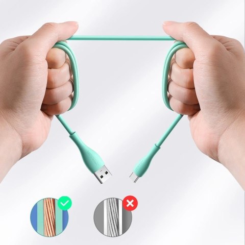 Joyroom kabel USB - USB Typ C 3 A 1m biały (S-1030M8)