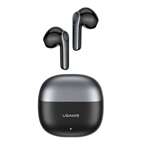 Słuchawki Bluetooth 5.1 USAMS TWS XH Series Dual mic bezprzewodowe czarny/black BHUXH01
