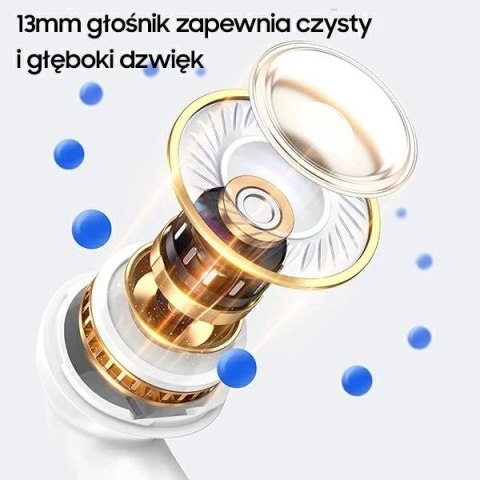 Słuchawki Bluetooth 5.2 USAMS TWS NX10 Series Dual mic bezprzewodowe czarny/black BHUNX01