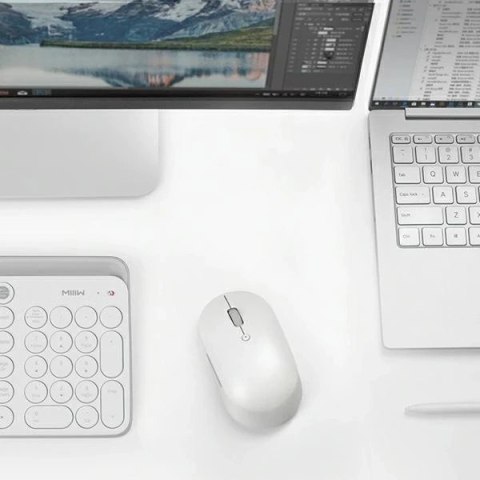 Xiaomi myszka bezprzewodowa Mi Dual Mode biały/white 26111