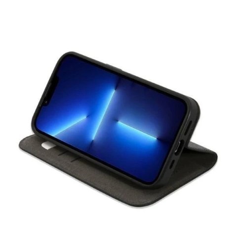 Etui Guess GUBKP14SHG4SHK do Apple iPhone 14 6,1" czarny/black book 4G Vintage Gold Logo