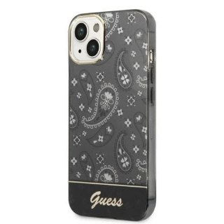 Etui Guess GUHCP14MHGBNHK do Apple iPhone 14 Plus 6,7" czarny/black hardcase Bandana Paisley