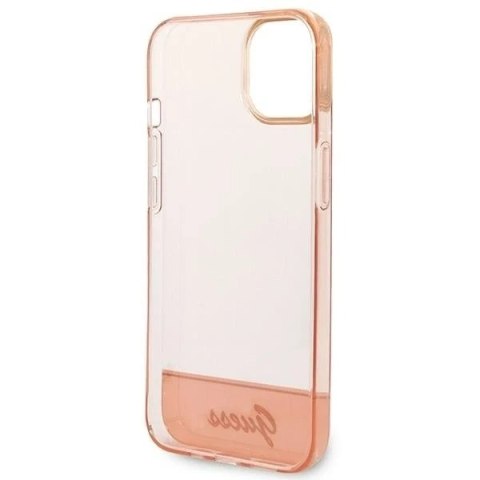 Etui Guess GUHCP14MHGCOP do Apple iPhone 14 Plus 6,7" różowy/pink hardcase Translucent