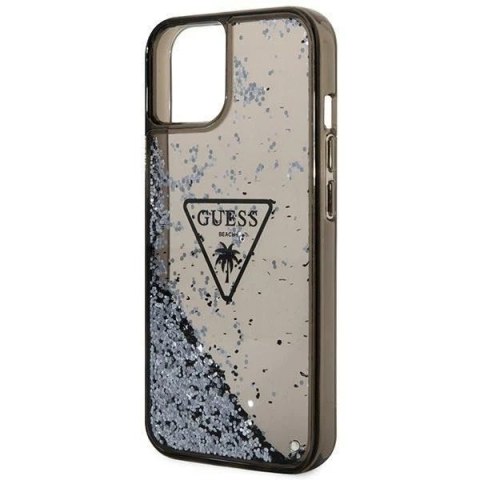 Etui Guess GUHCP14MLFCTPK do Apple iPhone 14 Plus 6,7" czarny/black hardcase Liquid Glitter Palm Collection