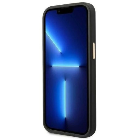 Etui Guess GUHMP14MU4GPRK do Apple iPhone 14 Plus 6,7" czarny/black hard case 4G Logo Plate MagSafe