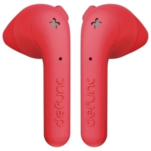 Słuchawki Bluetooth 5.0 DeFunc True Basic bezprzewodowe czerwony/red 71960