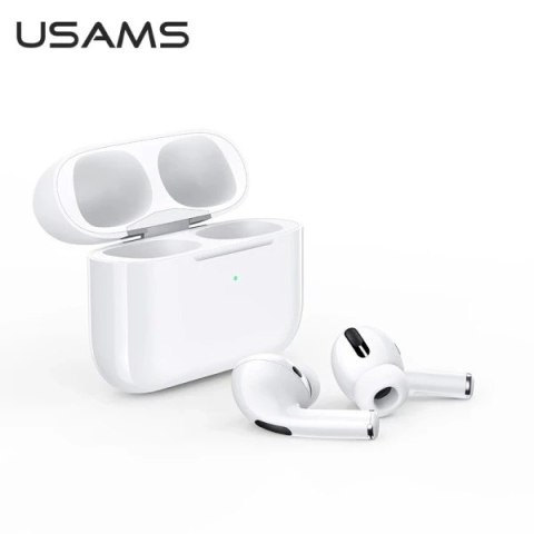Słuchawki Bluetooth 5.0 USAMS TWS Emall Series bezprzewodowe biały/white BHUYM01 (US-YM001)