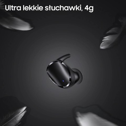 Słuchawki Bluetooth 5.0 USAMS TWS LX Series Dual mic bezprzewodowe czarny/black BHULX01