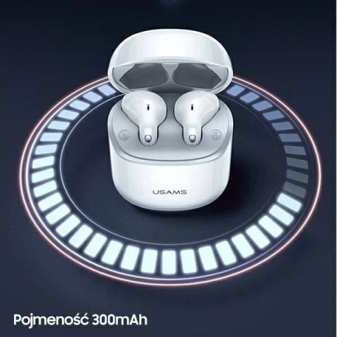 Słuchawki Bluetooth 5.0 USAMS TWS SY series SY02 bezprzewodowe niebieski/blue BHUSY02