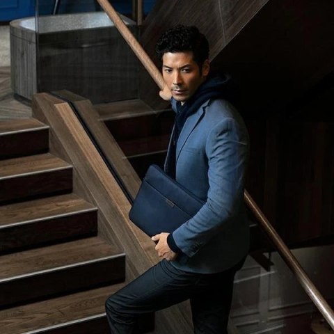 UNIQ torba Bergen laptop Sleeve 14" niebieski/abyss blue