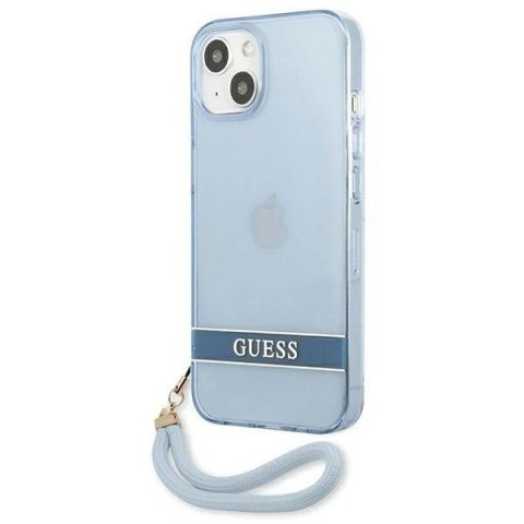 Etui Guess GUHCP13SHTSGSB do Apple iPhone 13 Mini 5,4" niebieski/blue hardcase Translucent Stap
