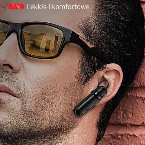 Słuchawka bezprzewodowa Beline słuchawka Bluetooth LM02 czarna /black