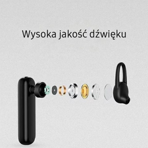 Słuchawka bezprzewodowa Beline słuchawka Bluetooth LM02 czarna /black