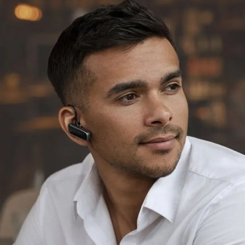 Słuchawka bezprzewodowa Bluetooth mikrofon do rozmów Jabra Talk 25 SE 9h MultiUse Czarna