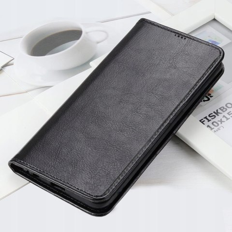 Etui ochronne z klapką skórzany portfel Alogy Wallet Case obudowa na telefon do Samsung Galaxy A34 5G Czarne