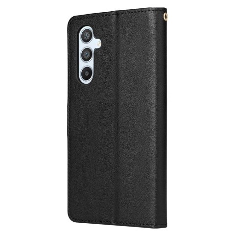 Etui ochronne z klapką skórzany portfel Alogy Wallet Case obudowa na telefon do Samsung Galaxy A34 5G Czarne