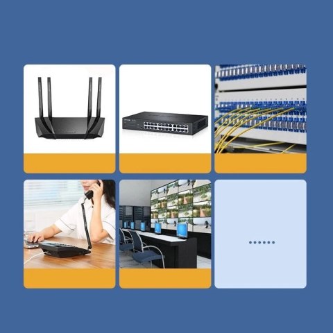 Jednomodowy kabel UGREEN SC-SC patchcord światłowód 3 m sieciowy żółty (70664 NW131)