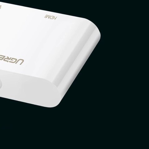Przejściówka UGREEN adapter HDMI / VGA - mini DisplayPort 4K@30 Hz Full HD 1080p czarny (MD108 10439)
