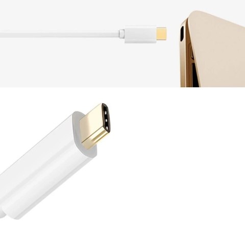 Przejściówka UGREEN adapter USB Typ C (męski) - HDMI (żeński) biały (40273)