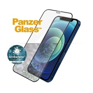 Szkło PanzerGlass Pro E2E Super+ do iPhone 12 Mini Case Friendly AntiBacterial MicroFracture czarny/black