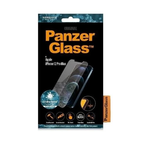 Szkło PanzerGlass Pro Standard Super+ do iPhone 12 Pro Max Antibacterial