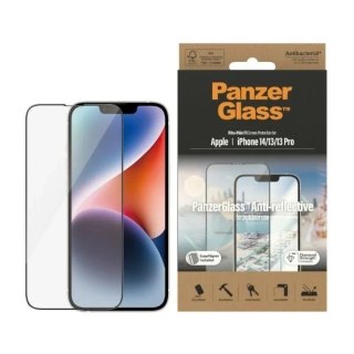 Szkło PanzerGlass Ultra-Wide Fit do iPhone 14 / 13 Pro / 13 / 16e 6,1" Screen Protection Anti-reflective Antibacterial Easy Alig