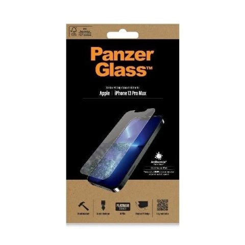 Szkło ochronne PanzerGlass Standard Super+ do iPhone 13 Pro Max 6,7" Antibacterial 2743