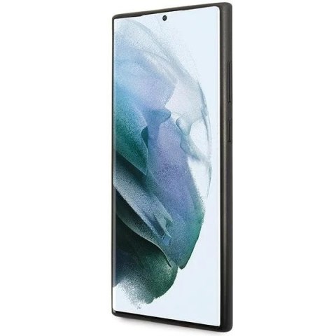 Etui Guess GUHCS23LG4GFGR do Samsung Galaxy S23 Ultra S918 szary/grey hardcase 4G Metal Gold Logo