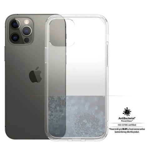 Etui PanzerGlass ClearCase do iPhone 12/12 Pro Antibacterial Military grade clear 0378