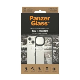 Etui PanzerGlass ClearCase do iPhone 14/13 6,1" czarny/black Antibacterial Military grade SilverBullet 0421