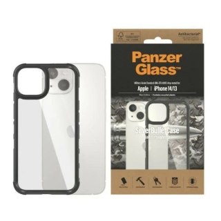 Etui PanzerGlass ClearCase do iPhone 14/13 6,1" czarny/black Antibacterial Military grade SilverBullet 0421