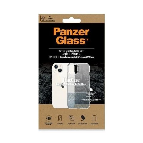 Etui PanzerGlass HardCase do iPhone 13 6,1" Antibacterial Military grade clear 0316
