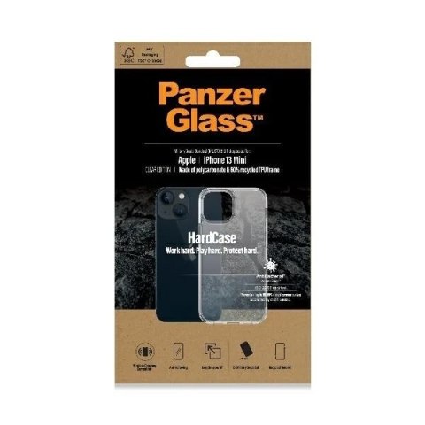 Etui PanzerGlass HardCase do iPhone 13 Mini 5,4" Antibacterial Military grade clear 0315