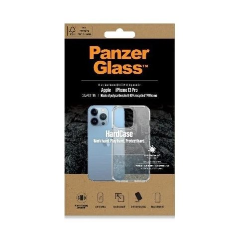 Etui PanzerGlass HardCase do iPhone 13 Pro 6,1" Antibacterial Military grade clear 0323