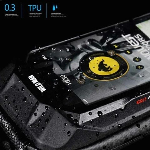 Etui/uchwyt rowerowy WILDMAN XS1 sakwa na ramę czarna/black