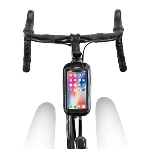 Etui/uchwyt rowerowy WILDMAN XS2 sakwa na ramę czarna/black