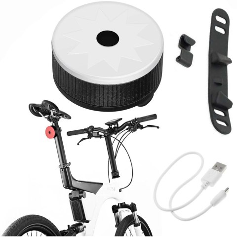 Lampka rowerowa Światło rowerowe Tylne czerwone LED pod siodełko Migająca lampa na rower tył