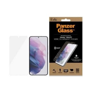 Szkło PanzerGlass E2E Microfracture do Samsung S22 G901 Case Friendly AntiBacterial czarny/black 7293
