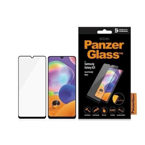 Szkło PanzerGlass E2E Regular do Samsung A31 A315 /A32 Case Friendly czarny/black