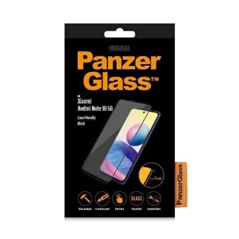 Szkło PanzerGlass E2E Regular do Xiaomi Redmi Note 10 5G Case Friendly czarny/black