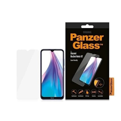 Szkło PanzerGlass E2E Regular do Xiaomi Redmi Note 8T Case Friendly czarny/black