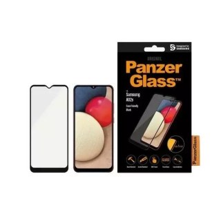 Szkło hartowane PanzerGlass E2E Super+ do Samsung Galaxy A02s A025F Case Friendly AntiBacterial czarny/black