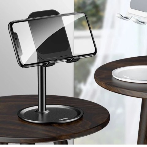 USAMS Uchwyt biurkowy na telefon/tablet czarny/black ZJ048ZJ01 (US-ZJ048)