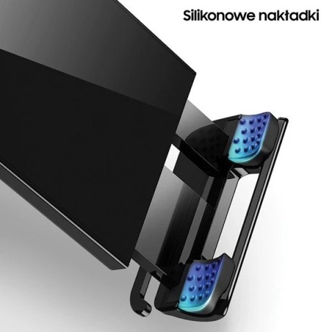 USAMS Uchwyt biurkowy na telefon/tablet czarny/black ZJ057ZJ01 (US-ZJ057) Metal