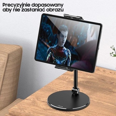 USAMS Uchwyt biurkowy na telefon/tablet czarny/black ZJ057ZJ01 (US-ZJ057) Metal