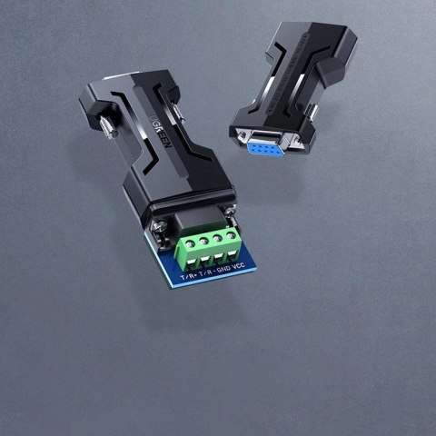 Adapter UGREEN konwerter reduktor przejściówka z RS232 na RS485 asynchroniczny czarny (80110 CM261)