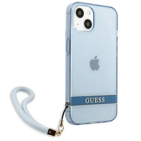 Etui Guess GUHCP13MHTSGSB do Apple iPhone 13 6,1" niebieski/blue hardcase Translucent Stap