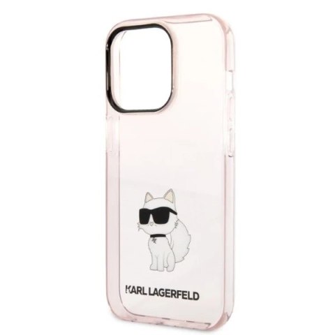 Etui Karl Lagerfeld KLHCP14XHNCHTCP do iPhone 14 Pro Max 6,7" hardcase Ikonik Choupette