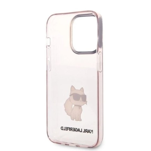 Etui Karl Lagerfeld KLHCP14XHNCHTCP do iPhone 14 Pro Max 6,7" hardcase Ikonik Choupette